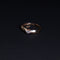 22 Carat Gold Curve Ring With White Stone 1.95g by Mahita Collections